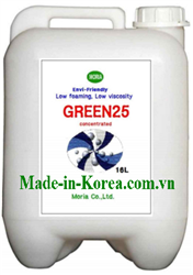 Low foaming enhanced neutral detergent Green25